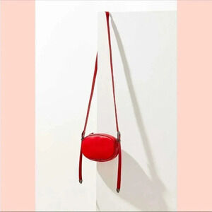 Urban Outfitters Mini Oval Red Crossbody Bag